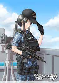 Military Girls Redux Part 4 Us Navy Anime Military Anime Warrior Anime Warrior Girl