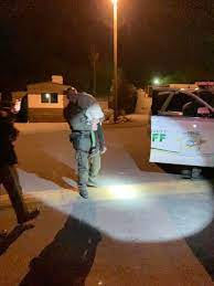 This is Deputy Garrett Bird carrying six-year-old Oliver Ramirez home late last night. Oliver walked away from his home in the area of Military Drive and Tholl Road some time around 6:00