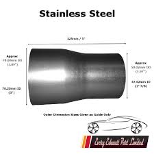 Asap kereta pun tak ada keluar. 50 8mm Id To 47 62mm Od Stainless Standard Exhaust Reducer Connector Pipe Tube Other Metalworking Supplies Com Business Industrial