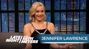 Jennifer Lawrence Just Shot a Sex Scene with Chris Pratt - Late Night with  Seth Meyers - YouTube