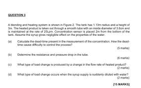 0 ratings0% found this document useful (0 votes). Solved Question 3 A Blending And Heating System Is Shown Chegg Com