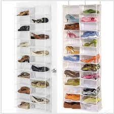 Over The Door Hanging Shoe Organizer Storage Holder Sorter For 26 Pairs Shoes Rack Hanger Storag Shoe Rack Hanger Hanging Shoe Organizer Shoe Rack Organization