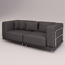 The model is ikea's tylösand, in black, 240 cm x. 3d Model Tylosand Sofa Double