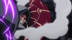 Discover & share this luffy gif with everyone you know. Kaido Thunder Bagua Vs Gear 4th Luffy Animated Gif