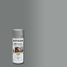 Rust Oleum Stops Rust 11 Oz Metallic Matte Nickel Protective Spray Paint 6 Pack 7277830 The Home Depot