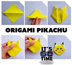 27 Great Photo Of Pikachu Origami Easy Origami Easy Kids Origami Easy Origami For Kids