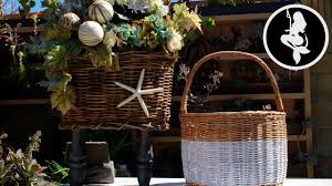 *i was not compensated for this post, but rustoleum did send me some spray paint to use in. How To Paint And Decorate Wicker Baskets Easy Basket Deco Diy Tutorial Youtube