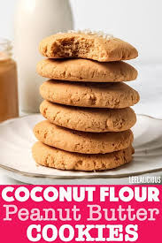 This Coconut Flour Peanut Butter Cookies Recipe Is A Gluten Free Version Of The Classic Made With Coc Peanut Butter Cookies Coconut Flour Recipes Coconut Flour
