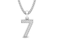 Maybe you would like to learn more about one of these? 18kt Gold Real Diamond Pendant Number 7 0 9gm Gold 0 08ct Diamonds Diamtrendz