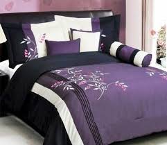 Add the perfect finishing touch. 7pc Cal King Oversize Purple White Pink Black Vine Embroidered Comforter Set Ebay