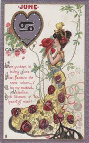 Great Postcard Zodiac Signs Cancer Cancer Zodiac Astrology Cancer