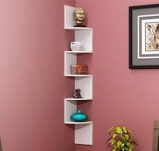 ( 4.6 ) out of 5 stars 5 ratings , based on 5 reviews current price $64.99 $ 64. Wall Shelf Zigzag Wall Mount Floating Corner Wall Rack Shelves Manufacturer From Ratangarh