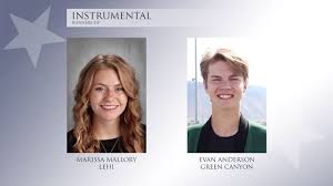 Congratulations to our two Sterling Scholars from #ASD! Congratulations to  Taryn Marriott from @lphsknights, Sterling Scholar for Business and  Marketing; and to Jack Porter from @pleasantgrovehighschoolvikings,  Sterling Scholar for Vocal Performance! What
