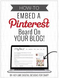 How To Embed A Pinterest Board Widget To Blogger Post Redes Sociales Diseno Web Consejos