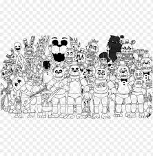 Rint Family Five Nights At Freddys Fnaf 2 Coloring Sister Location Coloring Pages Fnaf Png Image With Transparent Background Png Free Png Images Fnaf Coloring Pages Camo Stencil Coloring Pages