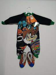 Vintage Space Jam Pajamas And Slippers Toddler Size 2t New With Tags Ebay Vintage Space Toddler Sizes Baby Girl First Birthday