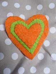 Corazon Naranja Y Verde Fieltros De Sevilla Sugar Cookie Cookies Desserts