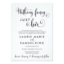 Southern Calligraphy Nothing Fancy Just Love Funny Invitation Zazzle Com In 2020 Funny Wedding Invitations Wedding Humor Cheap Wedding Invitations