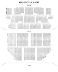 apollo victoria theatre seating plan boxoffice co uk