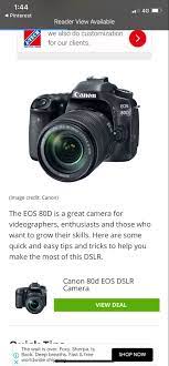 How To Use The Canon 80d Tips Tricks And The Best Picture Settings Tom S Guide Canon Eos Canon Eos