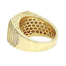 Shop our top sellers on sale for up to 70% off. 14k Gold Mens Diamond Ring Square Shape Pinky Ring 2 5ctw By Luxurman On Sale Overstock 21024525
