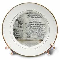 Little large with stand but it still worked. Large Plate Stands Wayfair