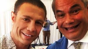 Gold Coast ex world champ boxer Mike Katsidis in Brophy boxing bout