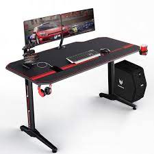 T Shape Gaming Desk Desk Mouse Pad Pc Gaming Desk Gaming Desk