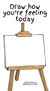 Draw How You Re Feeling Instagram Story Template Instagram Story Template Creative Instagram Stories Instagram Story
