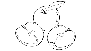 Gambar tersebut bisa anda download langsung, caranya silahkan klik pada. Gambar Mewarna Buah Epal Gambar Mewarna