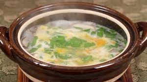 Garlic Chive Egg Drop Zosui Recipe Japanese Rice Soup With Shiitake Mushroom Cooking With Dog Recipe Rice Soup Garlic Chives Egg Drop