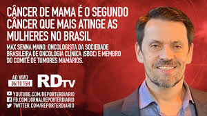 Boletim RDtv 06/10/2020, às 15h: Câncer de mama é o segundo câncer que mais  atinge as mulheres no Brasil