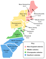 13 colonies new england middle and southern map james cola n jamescoln on pinterest is one of the pictures that are related to the picture before in the collection gallery, uploaded by secretmuseum.net.you can also look for some pictures that related to map of england by scroll down to collection on below this picture. The New England And Middle Colonies Article Khan Academy 13 Colonies Map Middle Colonies 13 Colonies Activities