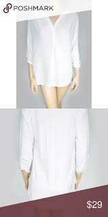 pleione white tunic top shirt description pleione white