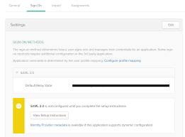 In the left menu, select locked out. Saml Authentication