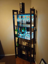 Old Bookcase Into A Bar Diy Home Bar Home Bar Decor Bookcase Bar