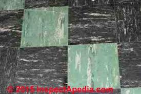 Color Guide To Identify Asphalt Asbestos Vinyl Asbestos Floor Tiles Flooring Tile Floor White Tile Floor