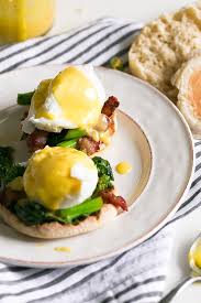 Eggs Benedict With Easy Hollandaise Sauce And Broccoli Rabe Recipe Easy Hollandaise Easy Hollandaise Sauce Eggs Benedict