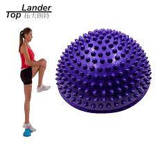 Skb yoga half ball for workout with pump #6. Pvc Inflatable Half Yoga Balance Balls Massage Point Fit Ball Exercises Trainer Stabilizer Gym Pilates Fitness Ball Pod Yoga Ball Bosu Ballfitball Exercises Aliexpress
