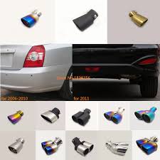 For Hyundai Elantra 2006 2007 2008 2009 2010 2011 Car Styling Cover Muffler Exterior End Pipe Outlet Dedicate Exhaust Tip Tail Chromium Styling Aliexpress