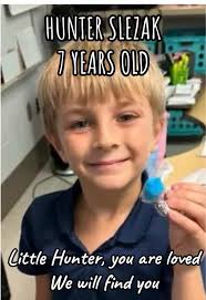 Search for Missing 7-Year-Old Hunter Slezak