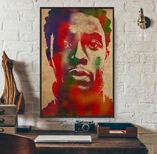 Chadwick Boseman Portrait Poster Canvas