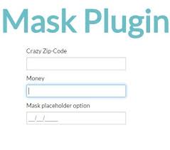 Mask Plugin A Jquery Plugin To Make Masks On Form Fields