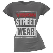 Amazon Com Vision Street Wear Logo Juniors T Shirt