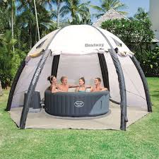 Abdeckung F Uuml R Pools Amp Spa Vollst Auml Ndige Abdeckung Bestway Amp Bricobravo X3a Eine Kombin Wirlpool Garten Whirlpool Pavillon Whirlpool Garten