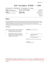 This aia document states that all payrolls, bills for materials and equipment, and other indebtedness connected with the work for which the owner might be responsible have been paid. Printable Aia Forms G706 Fill And Sign Printable Template Online Us Legal Forms