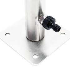 Standbrunnen aus aluminium für den garten, wetterfeste wasserzapfsäule, brunnen. Wasserzapfstelle 95cm Wassersaule Edelstahl Rund Garten Wasserverteiler Brunnen Kaufen Bei Hood De