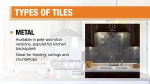Upgrade your kitchen and bathroom with tile floors and walls. Types Of Tiles The Home Depot