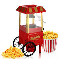 Air Popper Popcorn Maker,Vintage Table-Top Popcorn Maker, 1400 Watts, 120 V  Home Electric Hot Air Popcorn Machine with Measuring Cap, Oil Free & ...