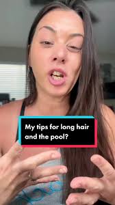 Long hair, don’t care? More like POOL HAIR, DO CARE! ☀️ Next